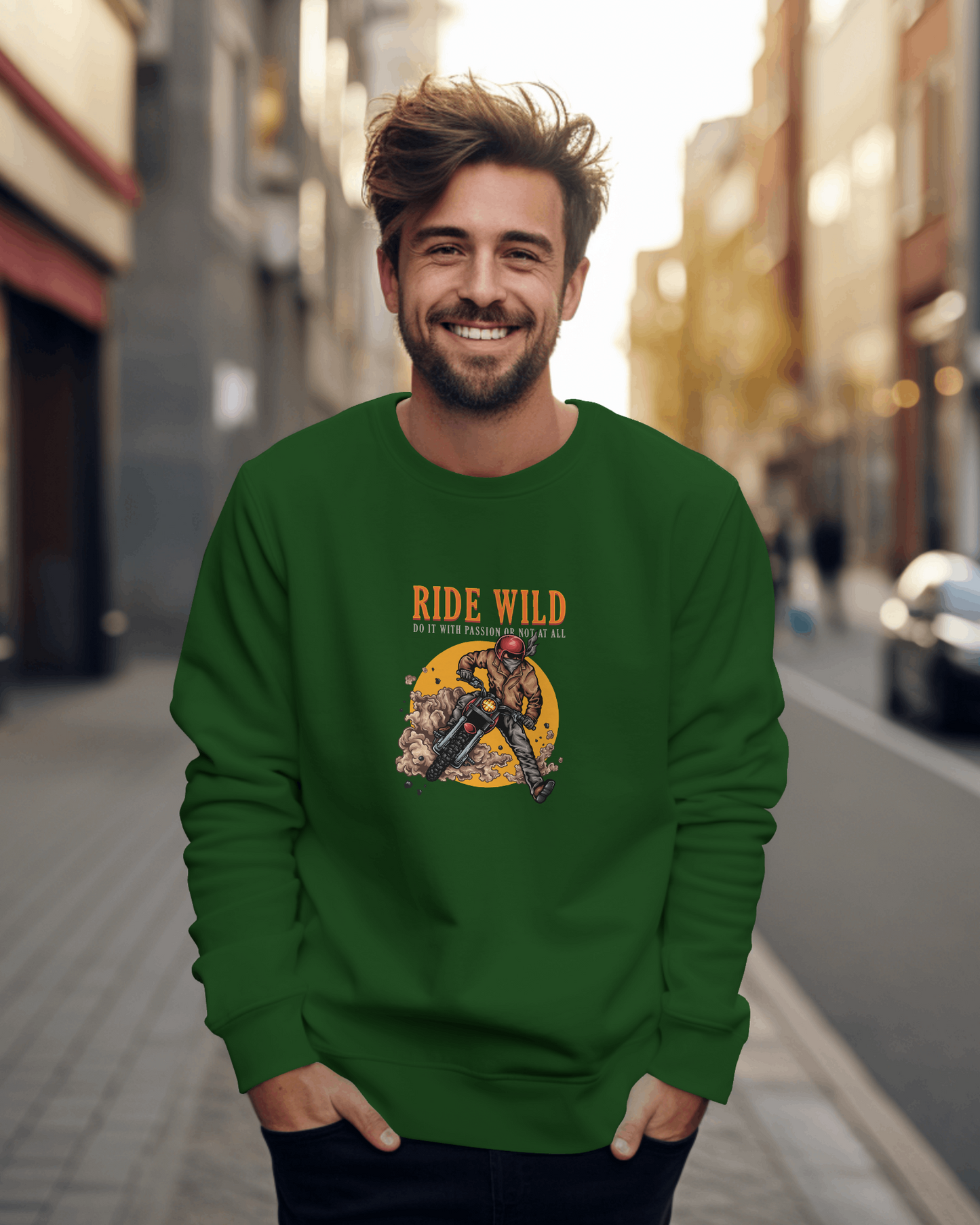 Ride Wild - Biker Sweatshirt