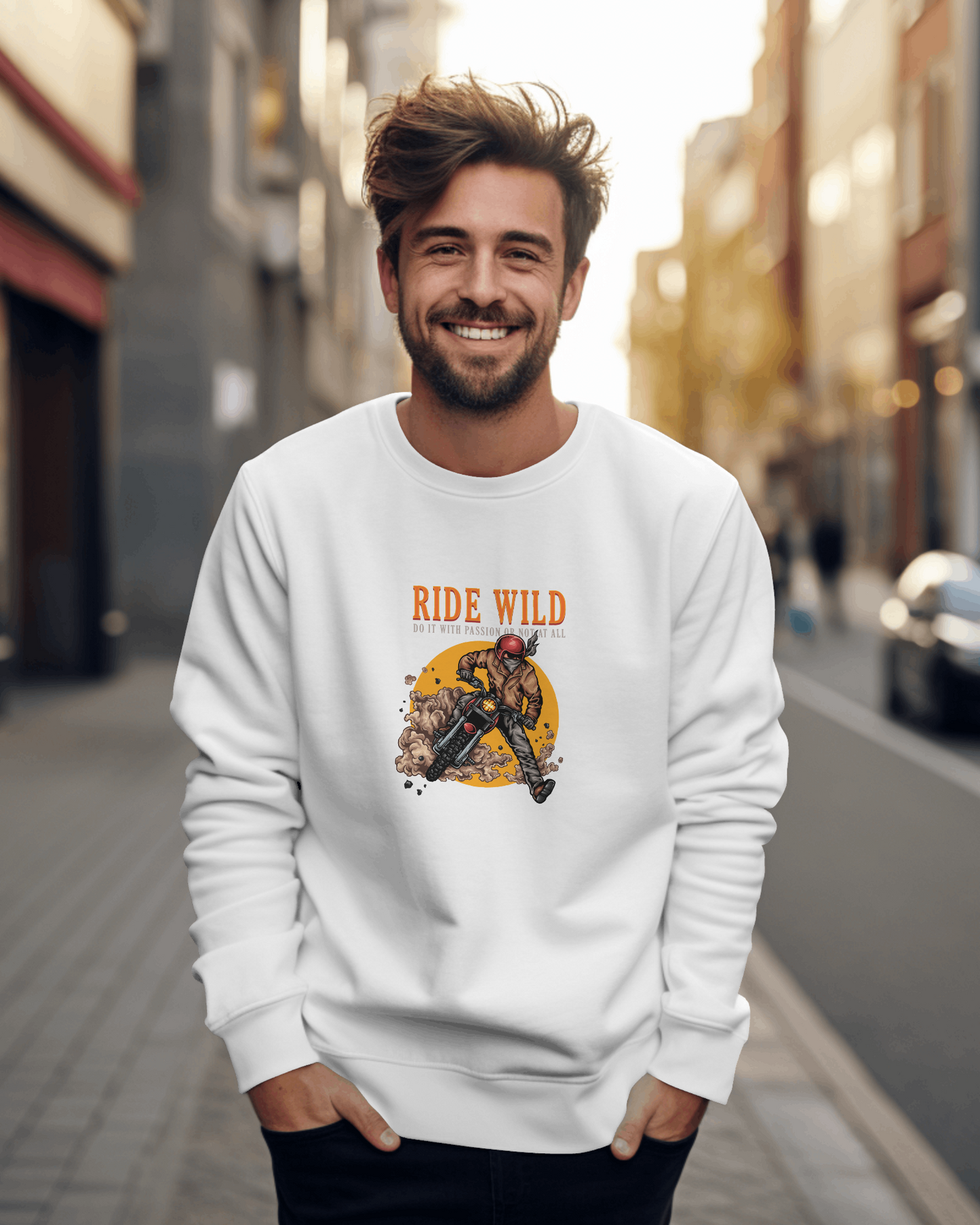 Ride Wild - Biker Sweatshirt